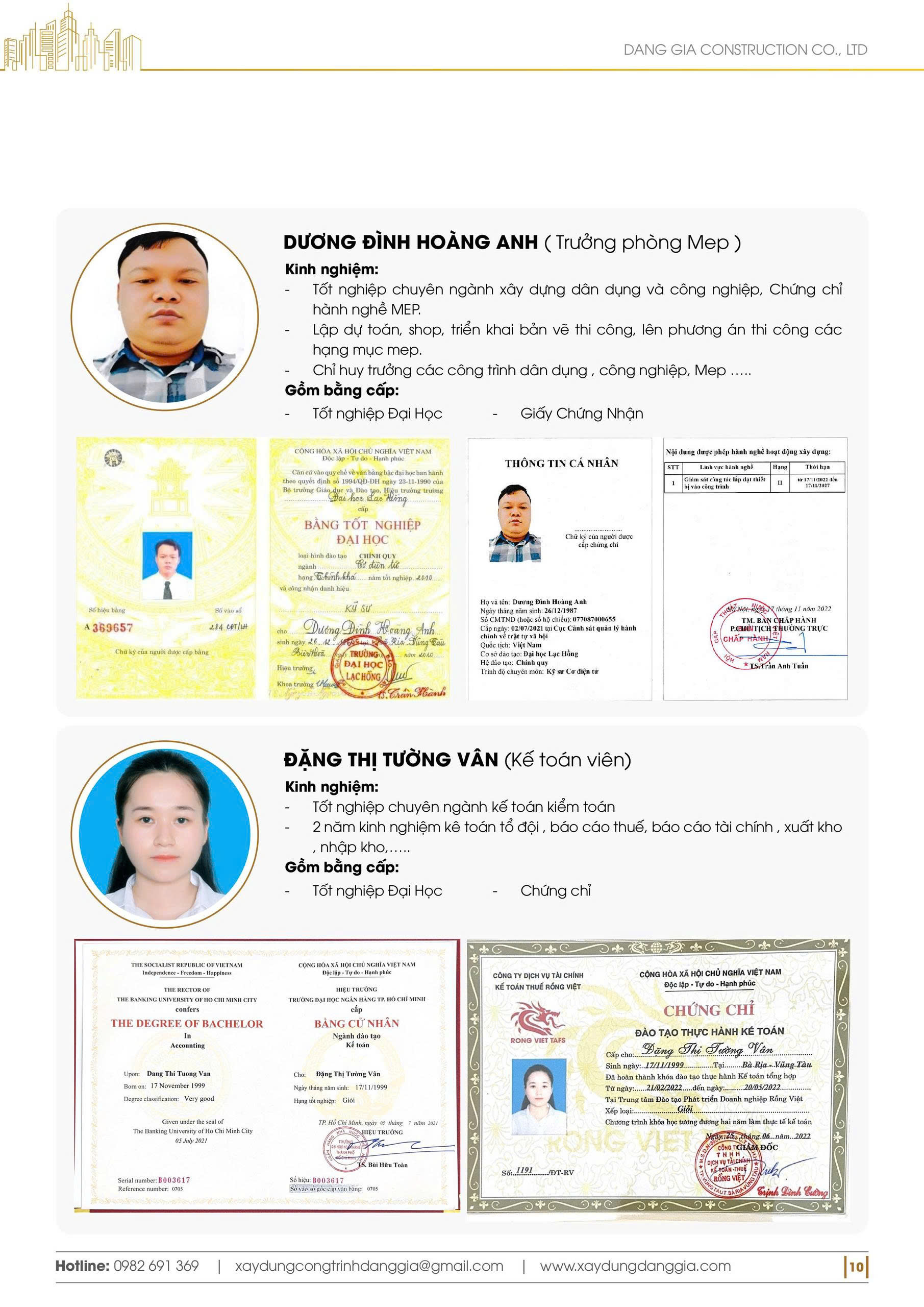 Xây dựng Đặng Gia