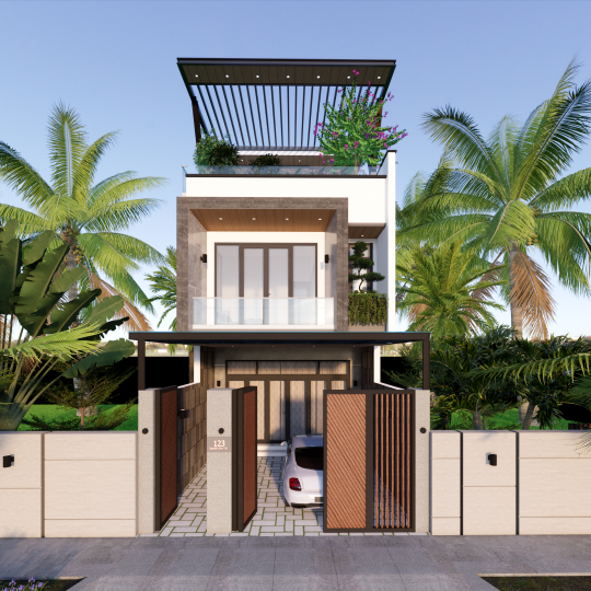 Mẫu Nhà 3 Tầng Hiện Đại 05