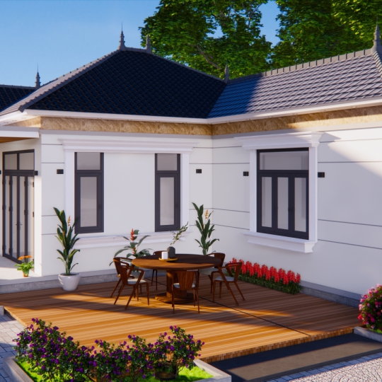 Nhà Mái Nhật Sân Vườn ( Bác Hồng + Cô Thủy) _ tp: Vũng Tàu