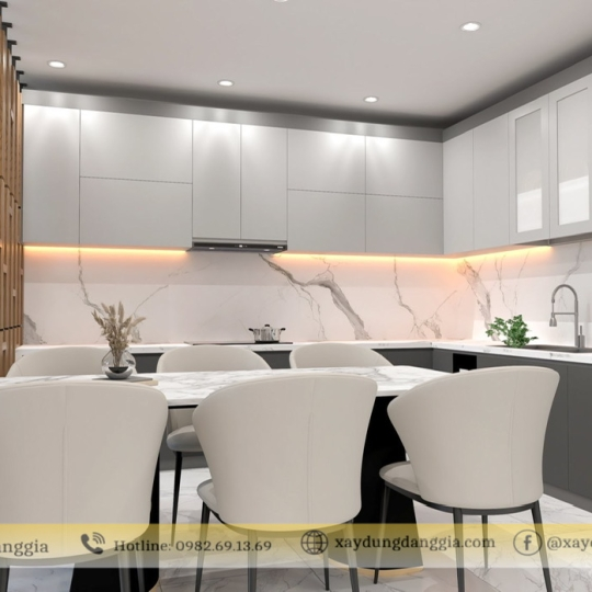 Mẫu Nhà Gác Lửng Hiện Đại 02