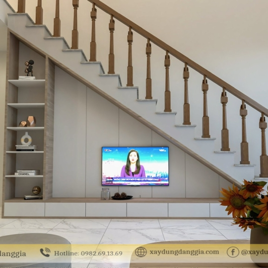 Mẫu Nhà Gác Lửng Hiện Đại 02